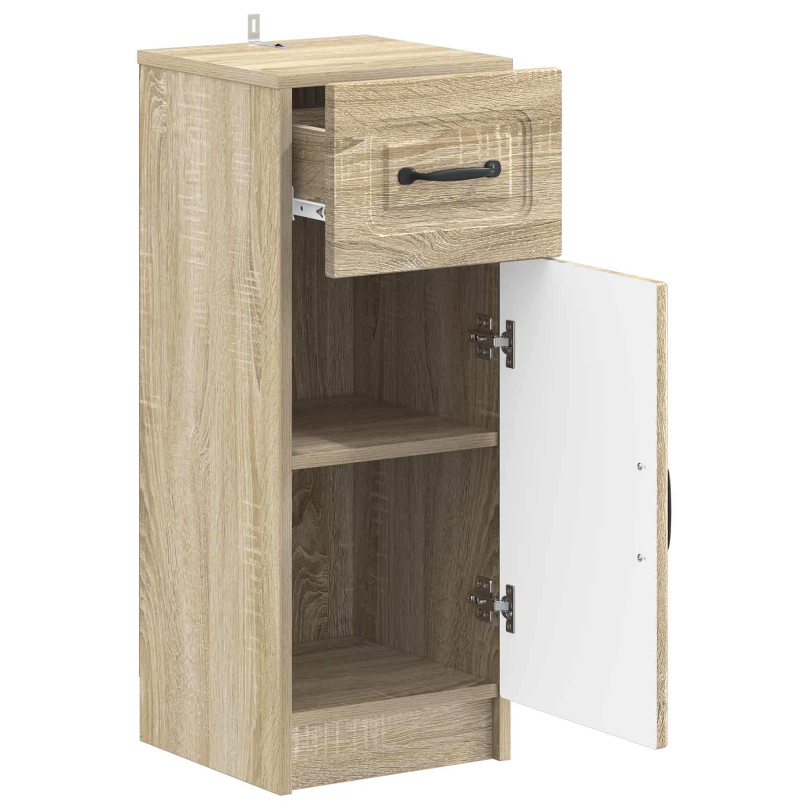vidaXL Badkamer Opbergkast UTRECHT Sonoma Eiken 30 x 31 x 77 cm