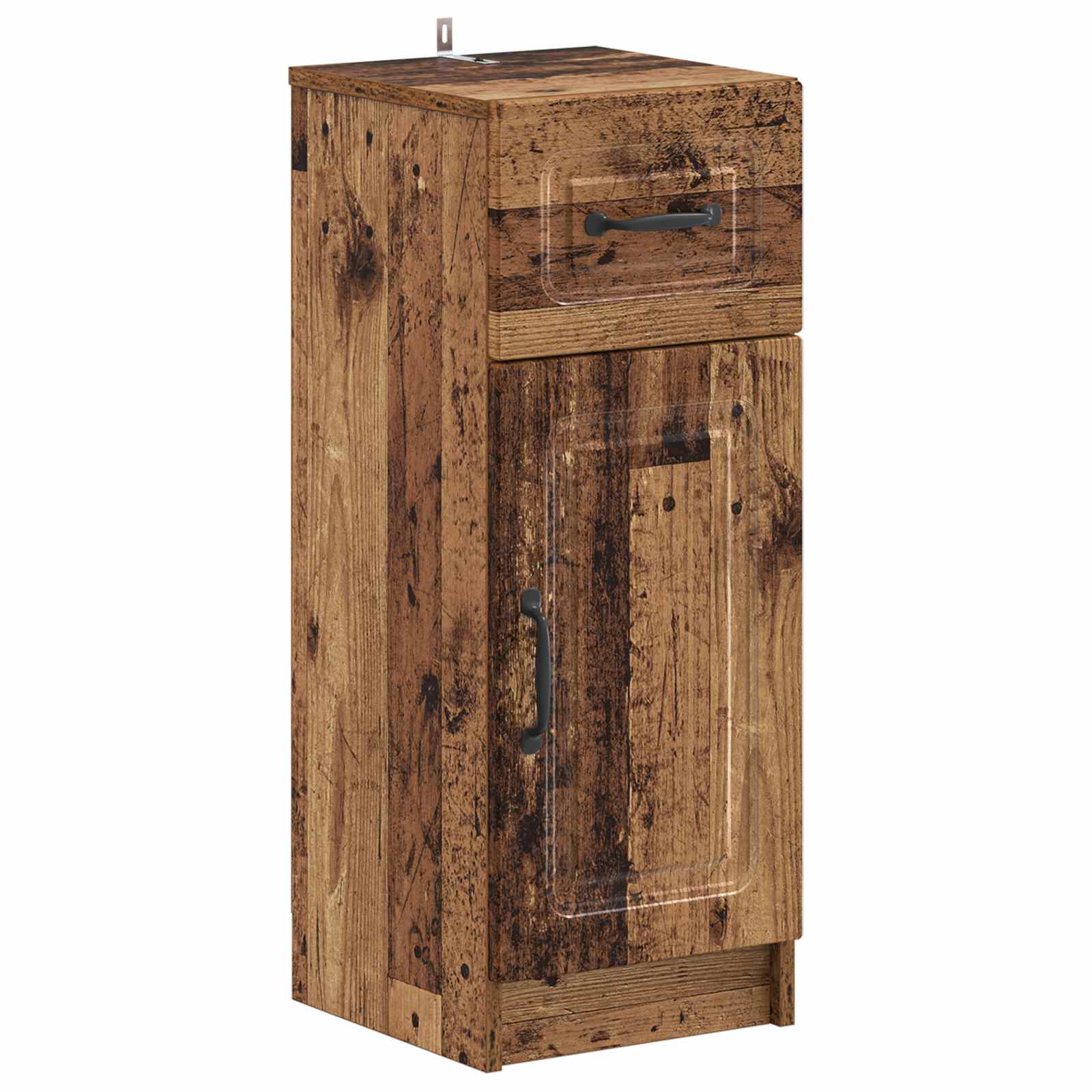 Badkamer Opbergkast UTRECHT Oud hout 30 x 31 x 77 cm - Afbeelding 2