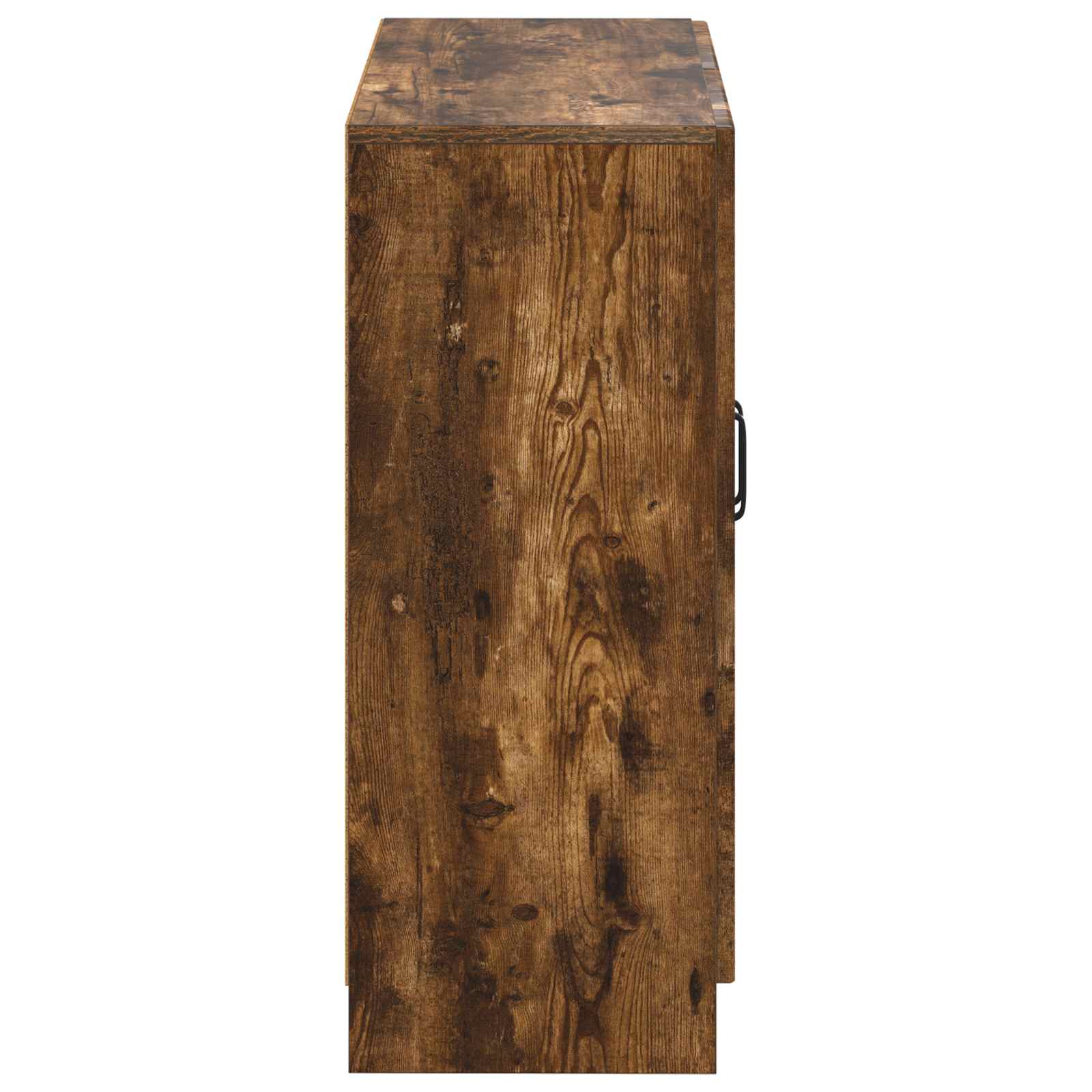 vidaXL Badkamer Opbergkast UTRECHT Gerookt eiken 59,5 x 31 x 77 cm