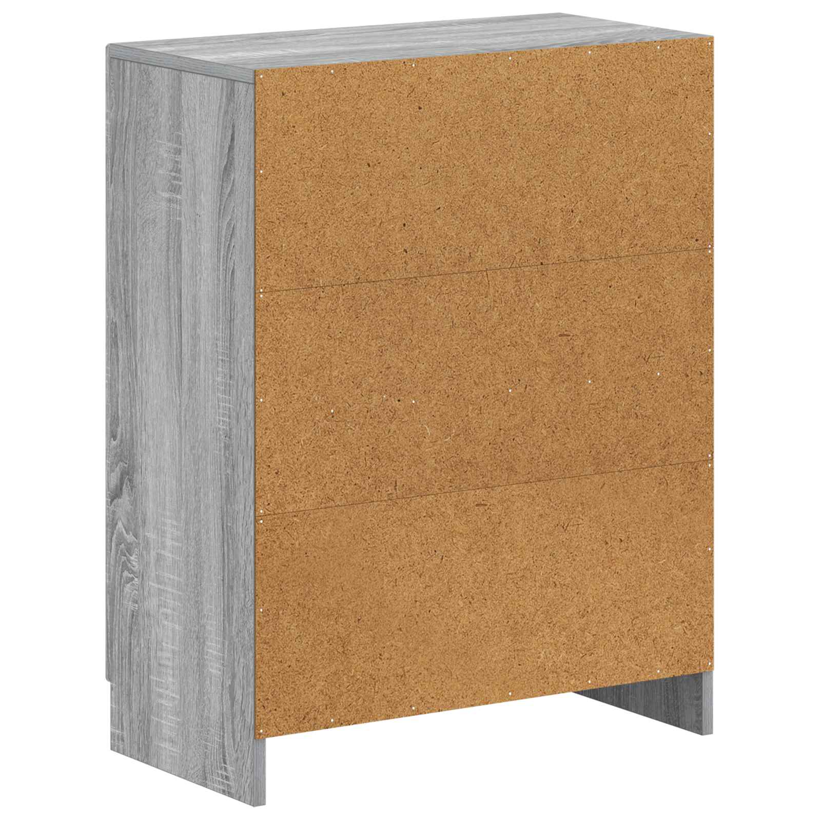 vidaXL Badkamer Opbergkast UTRECHT Grijs Sonoma 59,5 x 31 x 77 cm