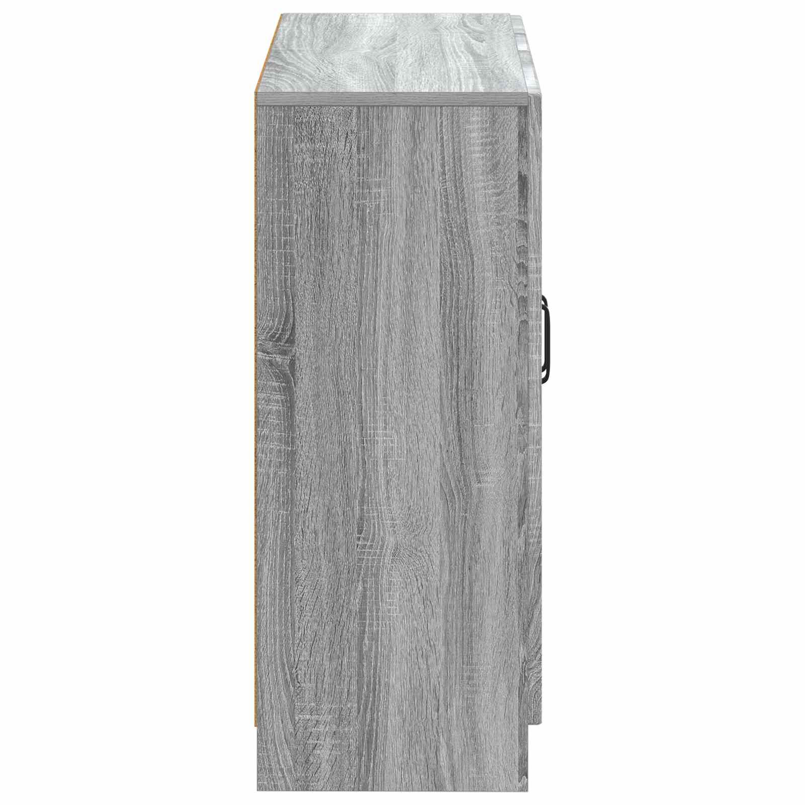 vidaXL Badkamer Opbergkast UTRECHT Grijs Sonoma 59,5 x 31 x 77 cm