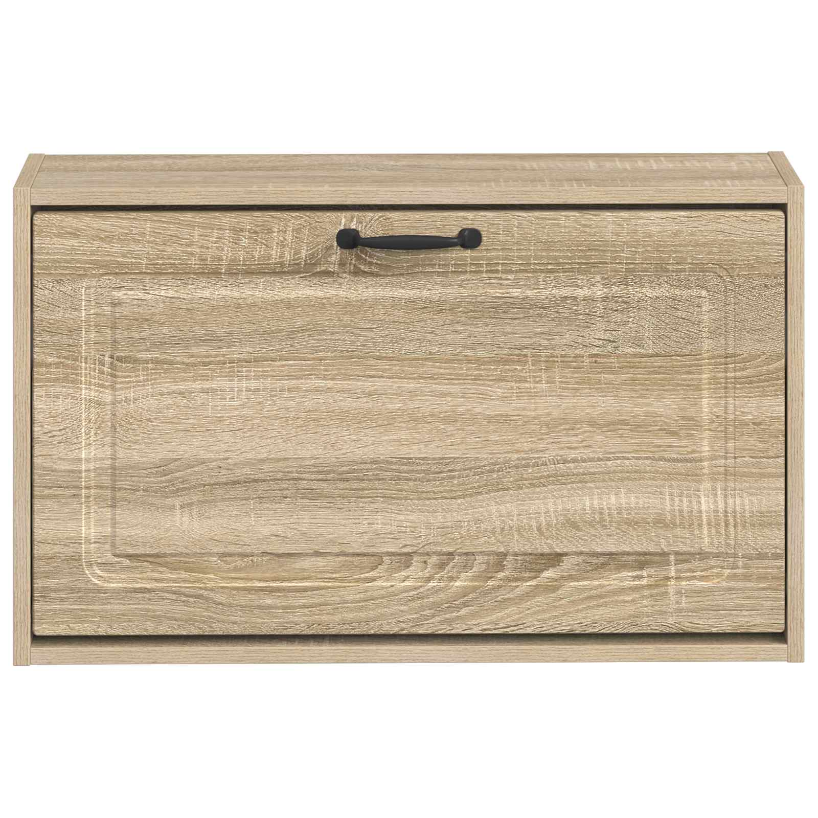 Wandgemonteerde Schoenkast UTRECHT 71 x 17 x 43 cm Bewerkt hout image 3