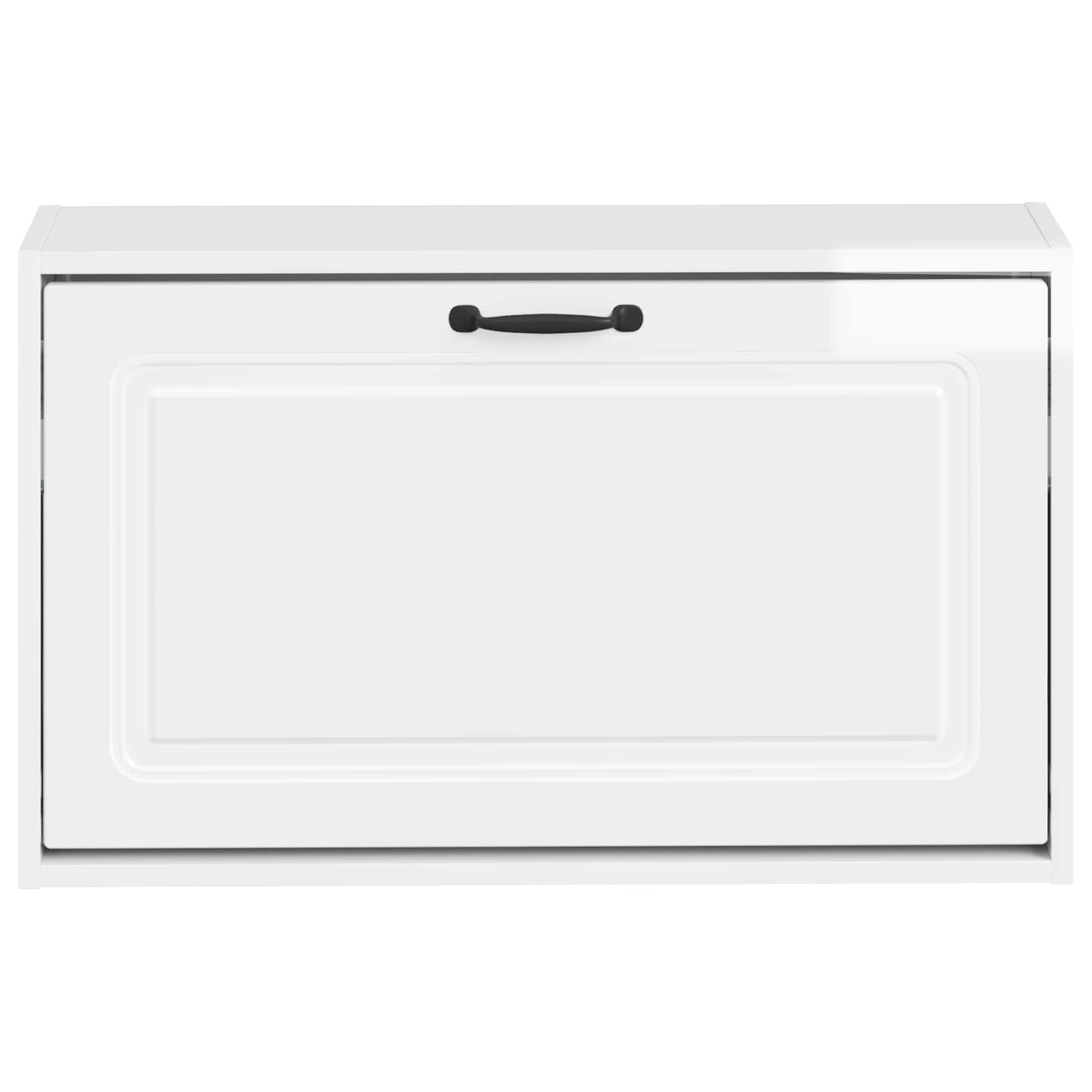 Wandgemonteerde Schoenkast UTRECHT 71 x 17 x 43 cm Bewerkt hout image 3