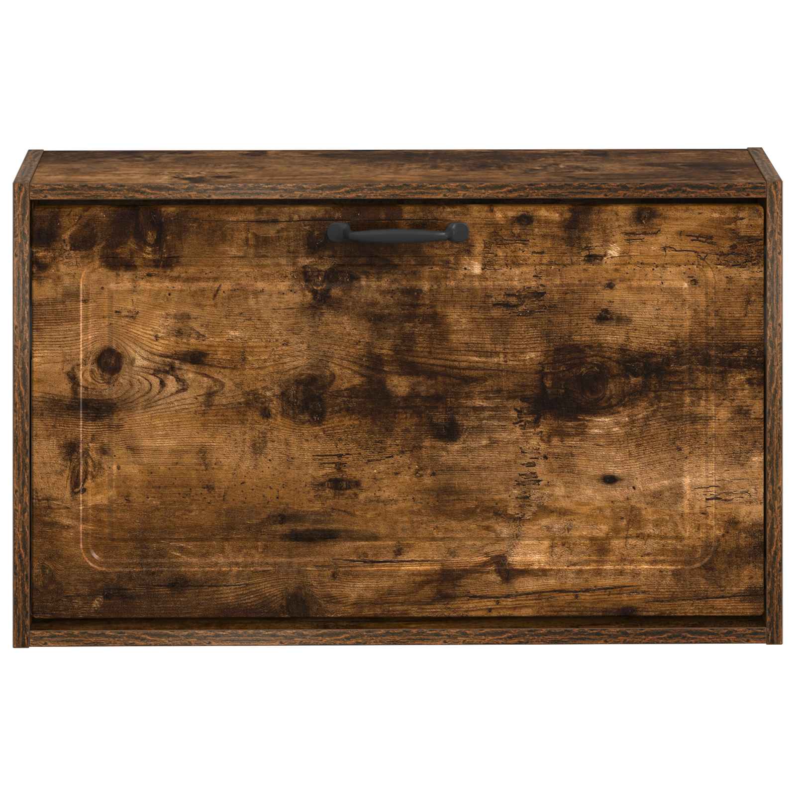 Wandgemonteerde Schoenkast UTRECHT 71 x 17 x 43 cm Bewerkt hout image 3