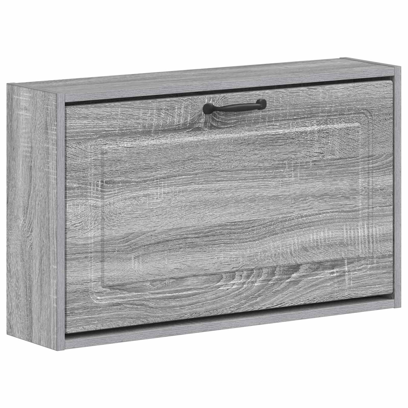 Wandgemonteerde Schoenkast UTRECHT 71 x 17 x 43 cm Bewerkt hout image 1