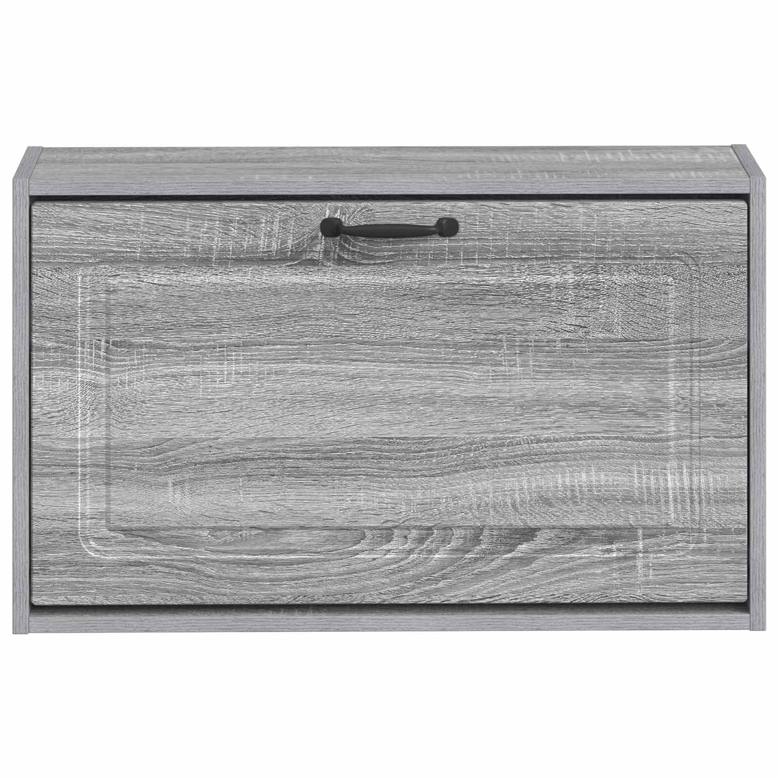 Wandgemonteerde Schoenkast UTRECHT 71 x 17 x 43 cm Bewerkt hout image 3