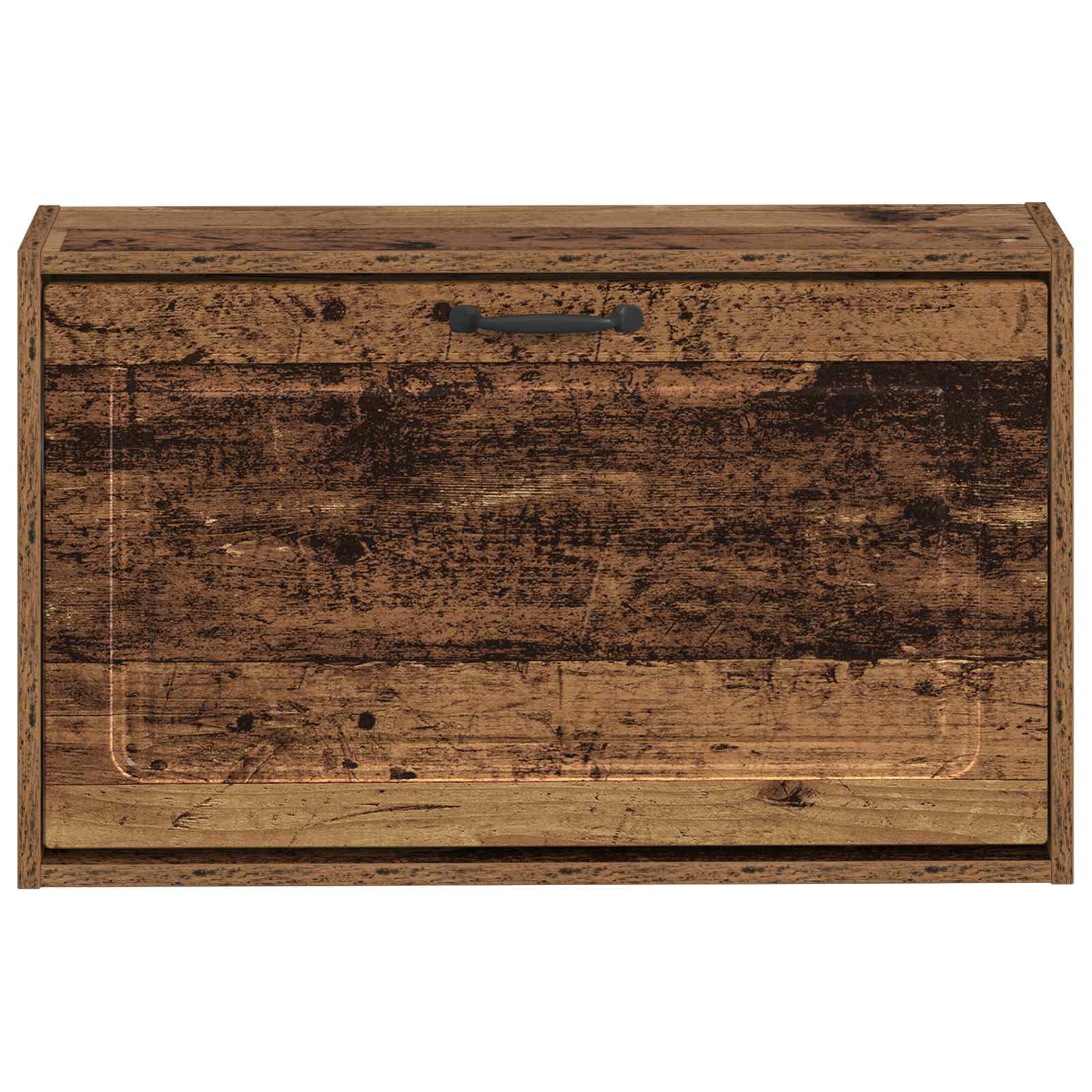 Wandgemonteerde Schoenkast UTRECHT 71 x 17 x 43 cm Bewerkt hout image 3