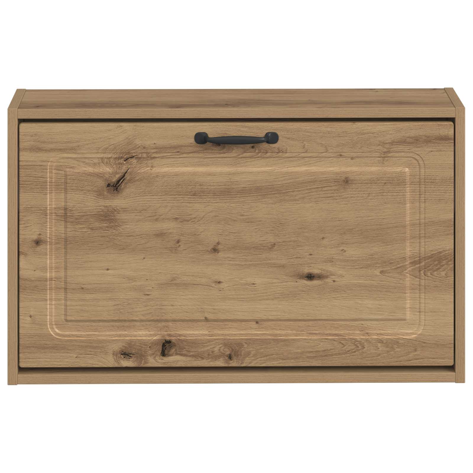 Wandgemonteerde Schoenkast UTRECHT 71 x 17 x 43 cm Bewerkt hout image 3