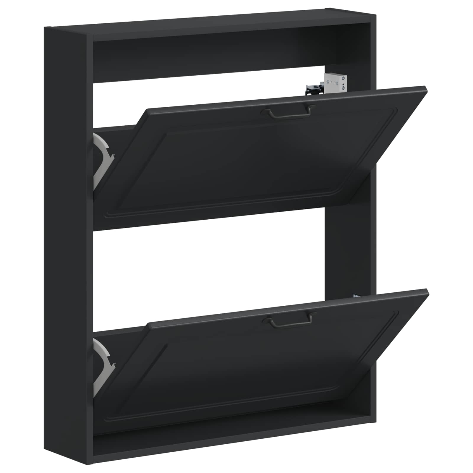 Wandgemonteerde Schoenkast UTRECHT 71 x 17 x 86 cm Bewerkt hout image 2