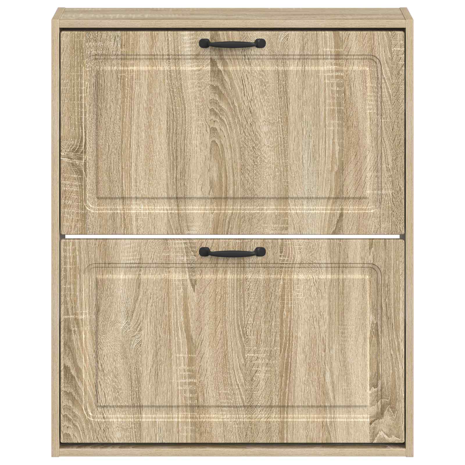 Wandgemonteerde Schoenkast UTRECHT 71 x 17 x 86 cm Bewerkt hout image 3