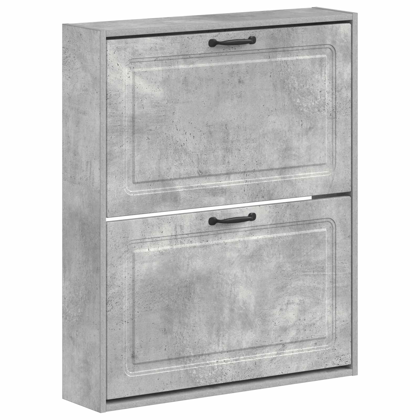 Wandgemonteerde Schoenkast UTRECHT 71 x 17 x 86 cm Bewerkt hout image 1