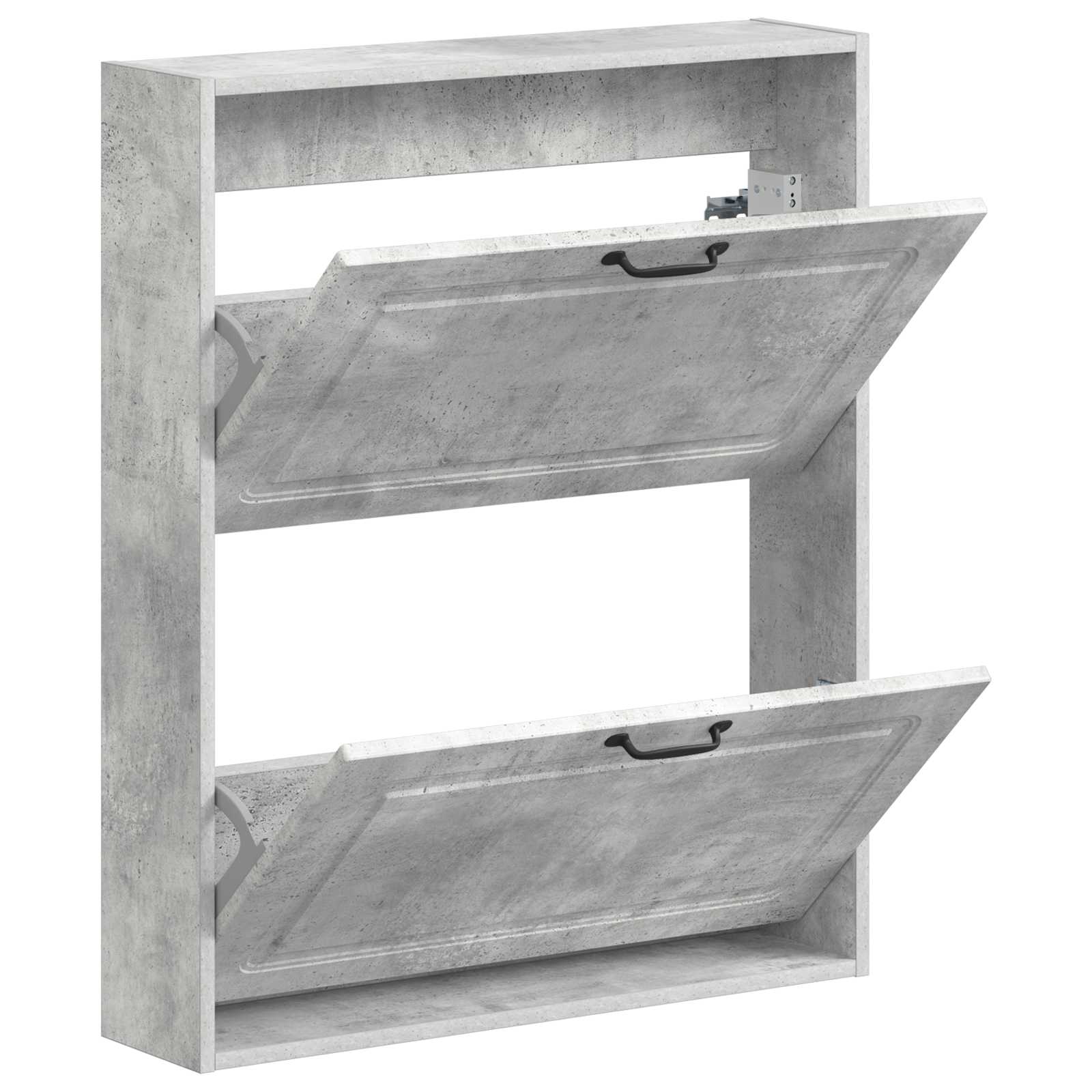 Wandgemonteerde Schoenkast UTRECHT 71 x 17 x 86 cm Bewerkt hout image 2
