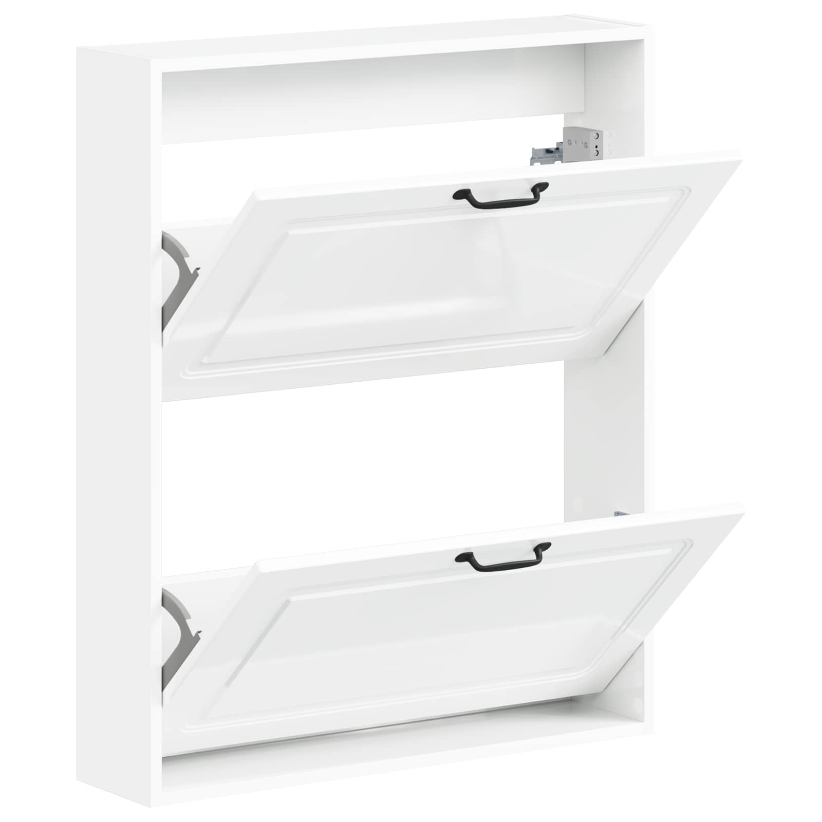 Wandgemonteerde Schoenkast UTRECHT 71 x 17 x 86 cm Bewerkt hout image 2