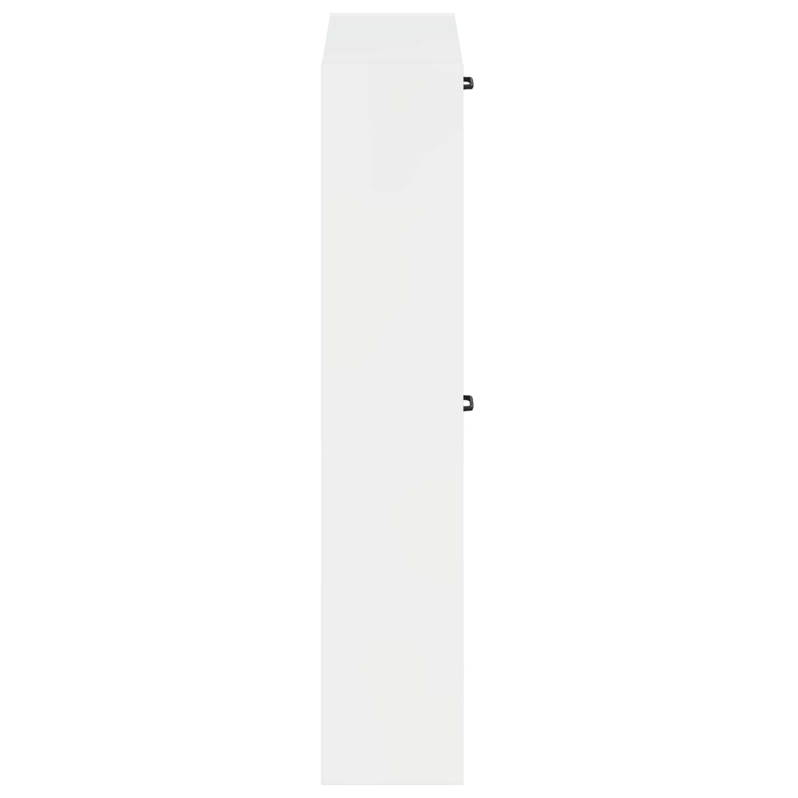 Wandgemonteerde Schoenkast UTRECHT 71 x 17 x 86 cm Bewerkt hout image 4