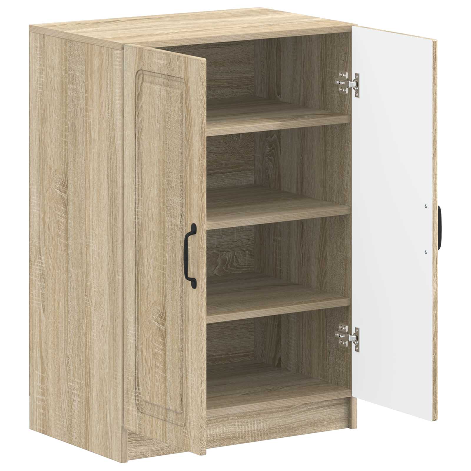 Schoenenkast UTRECHT 59,5 x 39,5 x 87 cm Bewerkt hout image 2