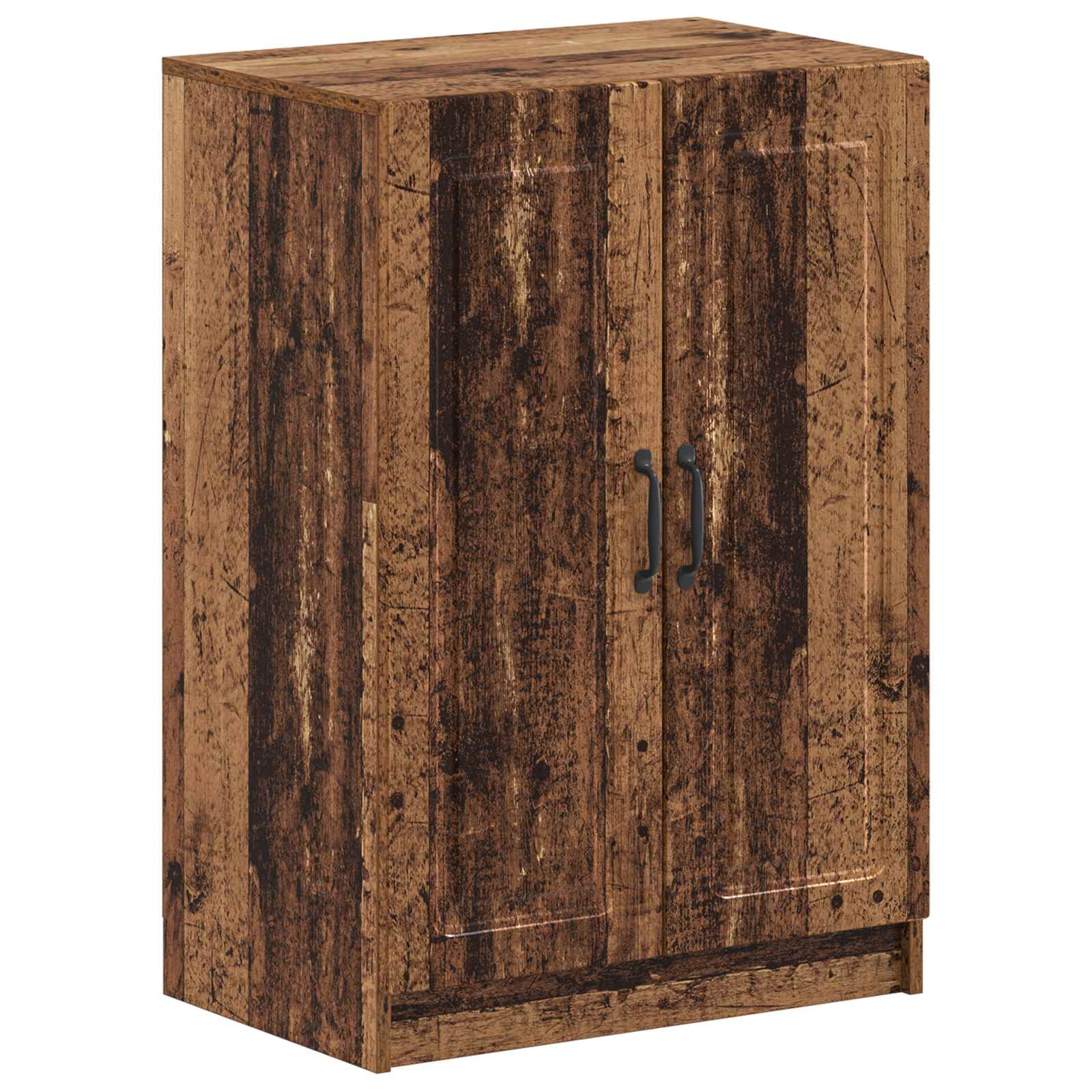 Schoenenkast UTRECHT 59,5 x 39,5 x 87 cm Bewerkt hout Oud hout image 1