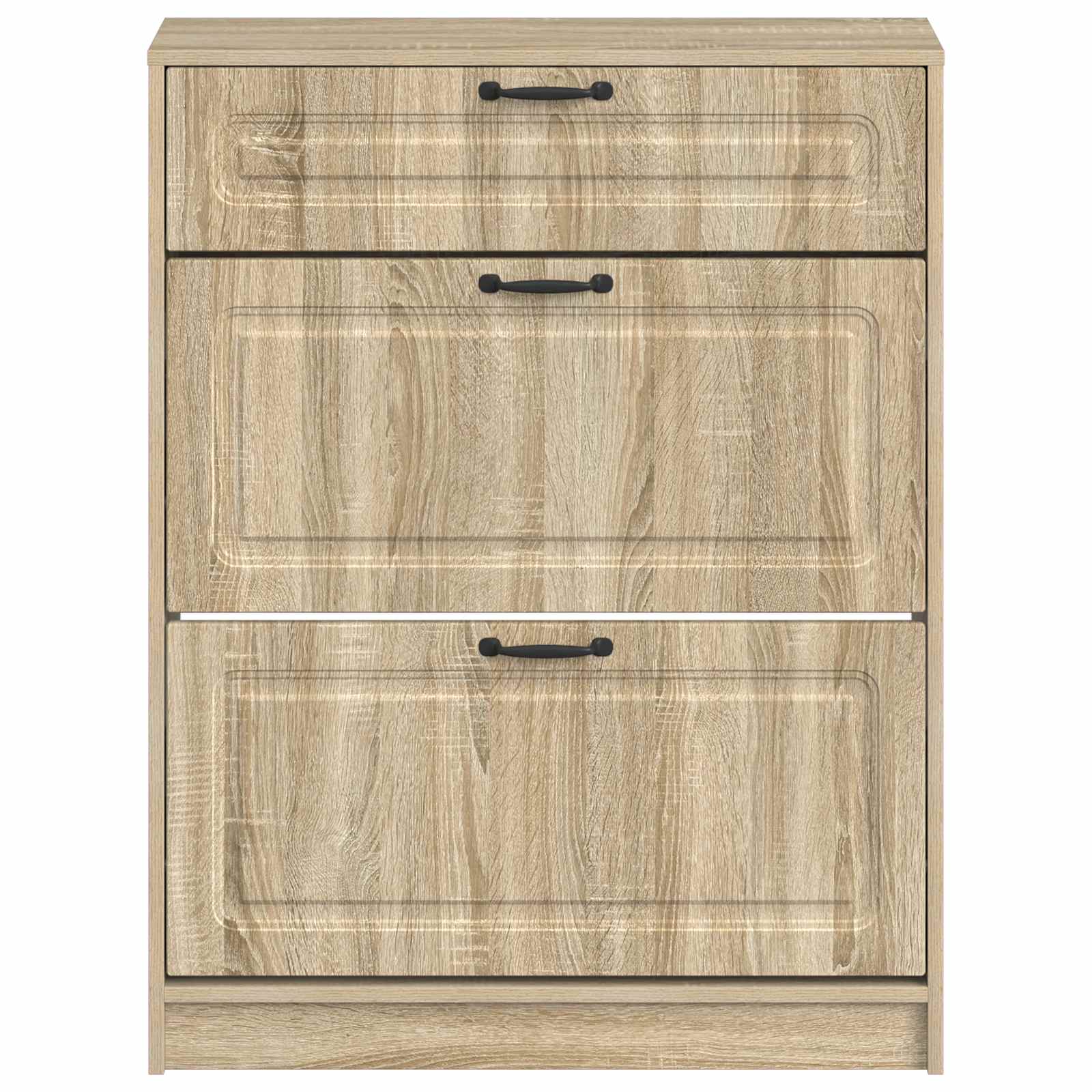 Schoenenkast UTRECHT 78 x 24 x 100 cm Bewerkt hout Sonoma Eiken image 3