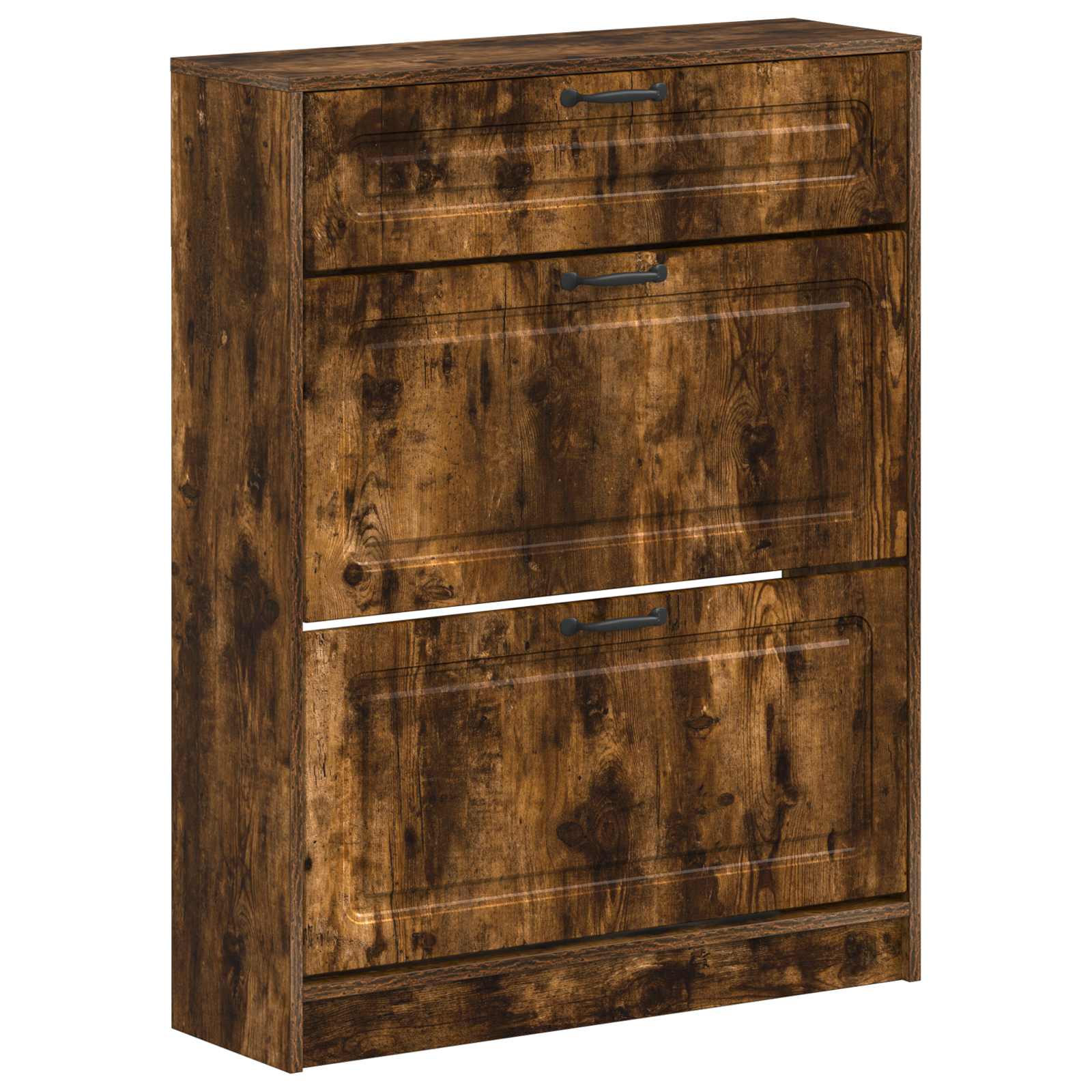Schoenenkast UTRECHT 78 x 24 x 100 cm Bewerkt hout image 1