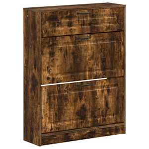 vidaXL Kinga kapp UTRECHT 78 x 24 x 100 cm Tehispuit Suitsutatud tamm