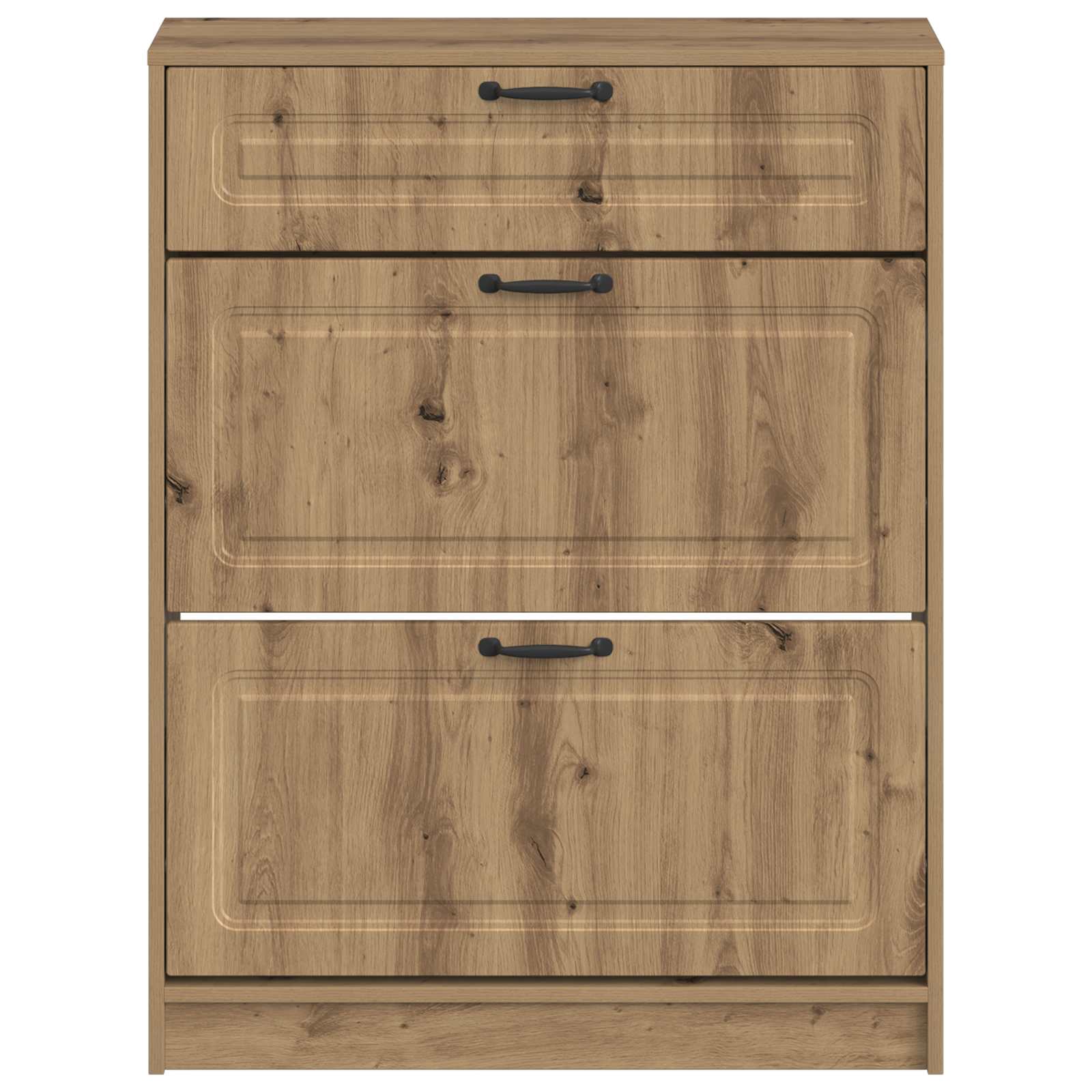 Schoenenkast UTRECHT 78 x 24 x 100 cm Bewerkt hout image 3