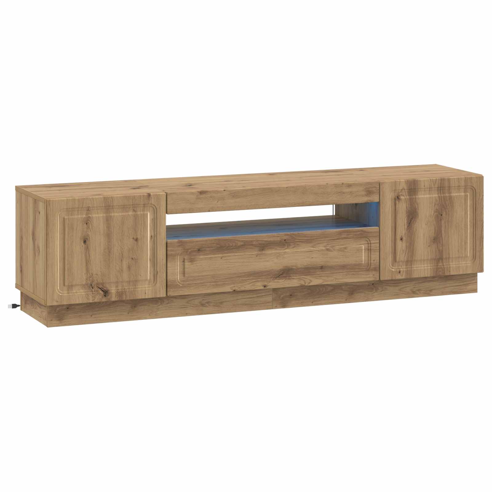 LED TV-kaappi Artisaanitammi Tekninen puu