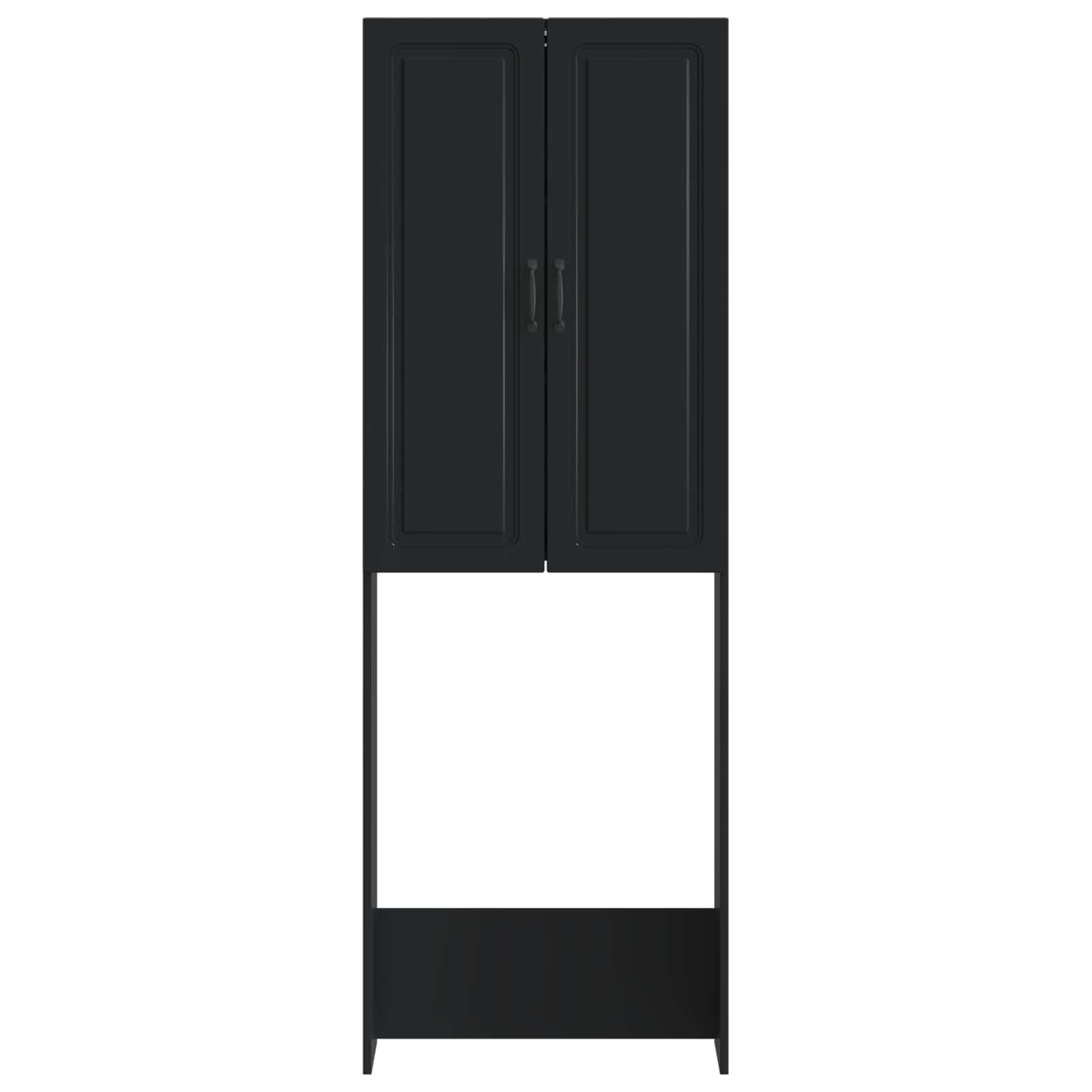 Kabineta za stranišče UTRECHT Črna 66 x 25,5 x 190 cm - slika 3