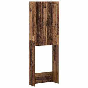 vidaXL Tualettkabinet UTRECHT Vana puit 66 x 25,5 x 190 cm Tehispuit