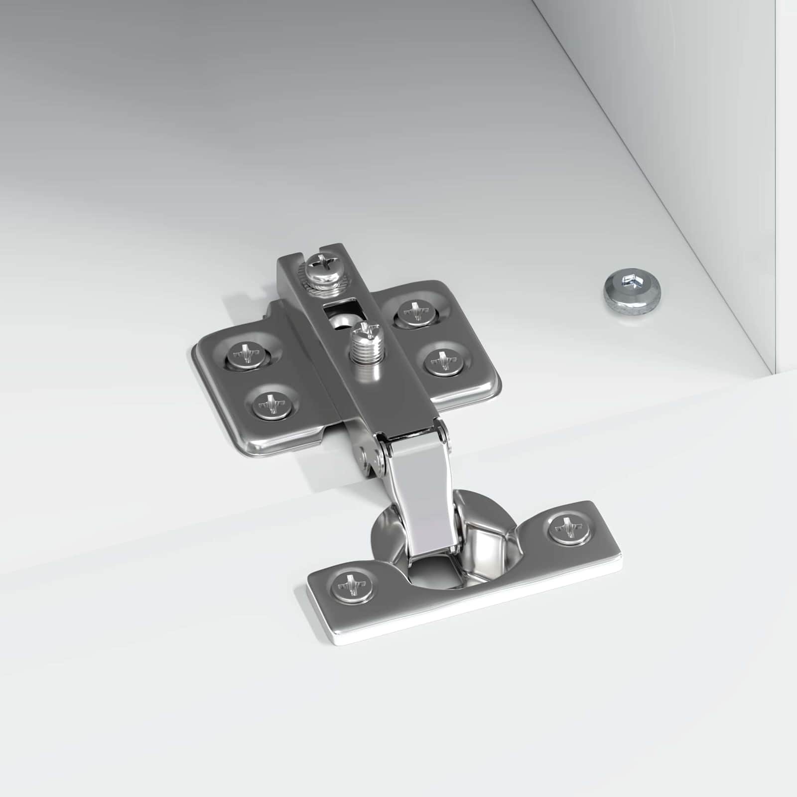 LED TV-kaappi Korkeakiiltoinen valkoinen Tekninen puu - Image 8