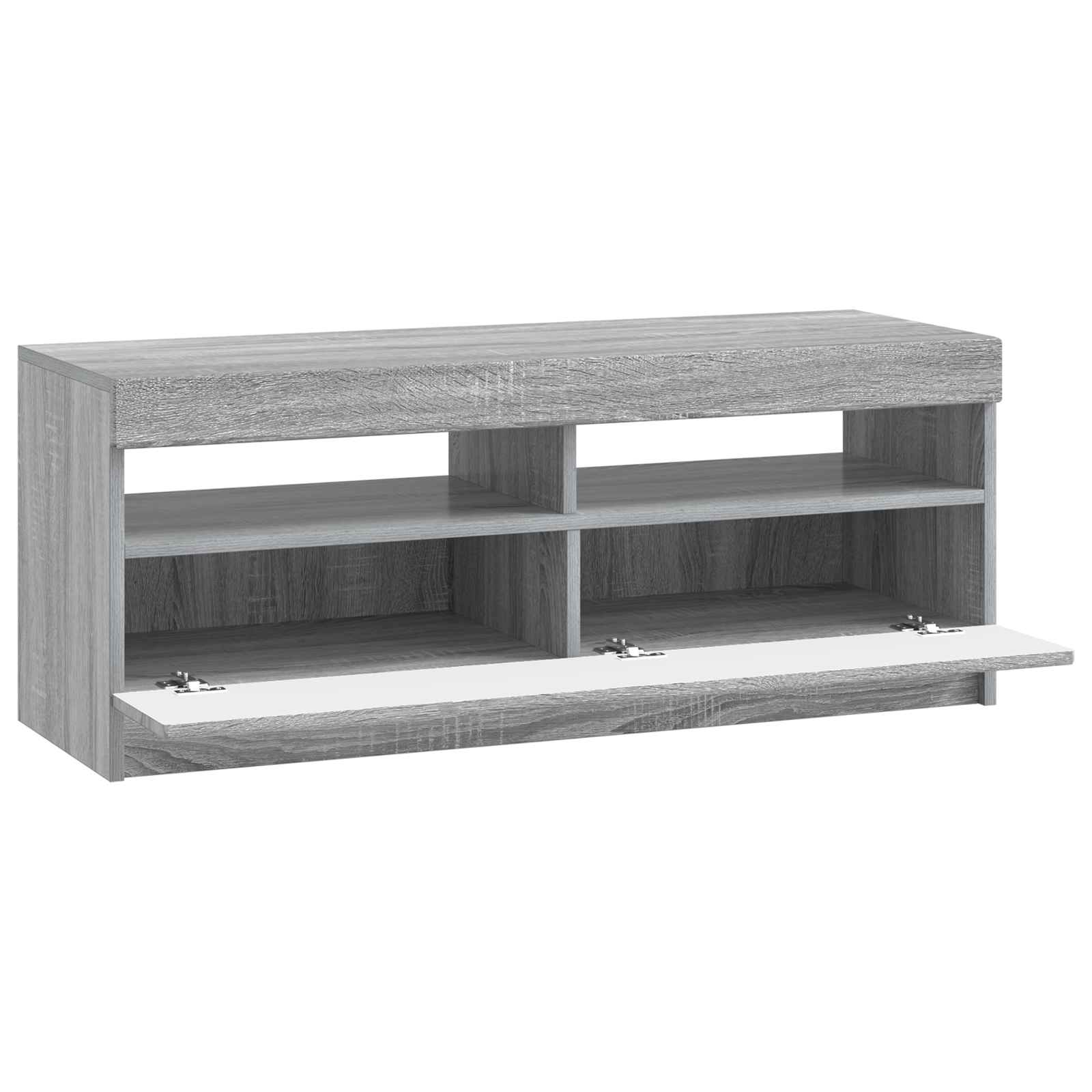 LED TV-kaappi Harmaa Sonoma Tekninen puu - Image 3