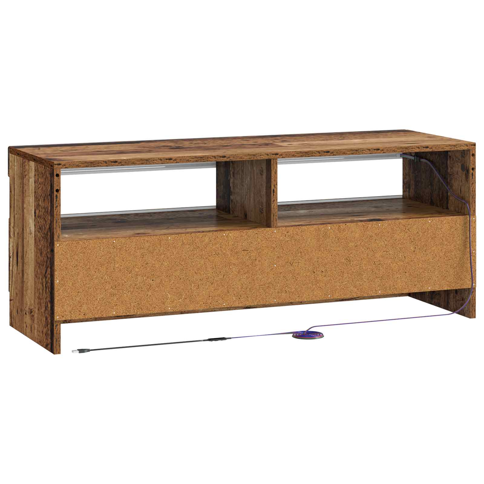 LED TV-kaappi Vanha puu Tekninen puu - Image 6