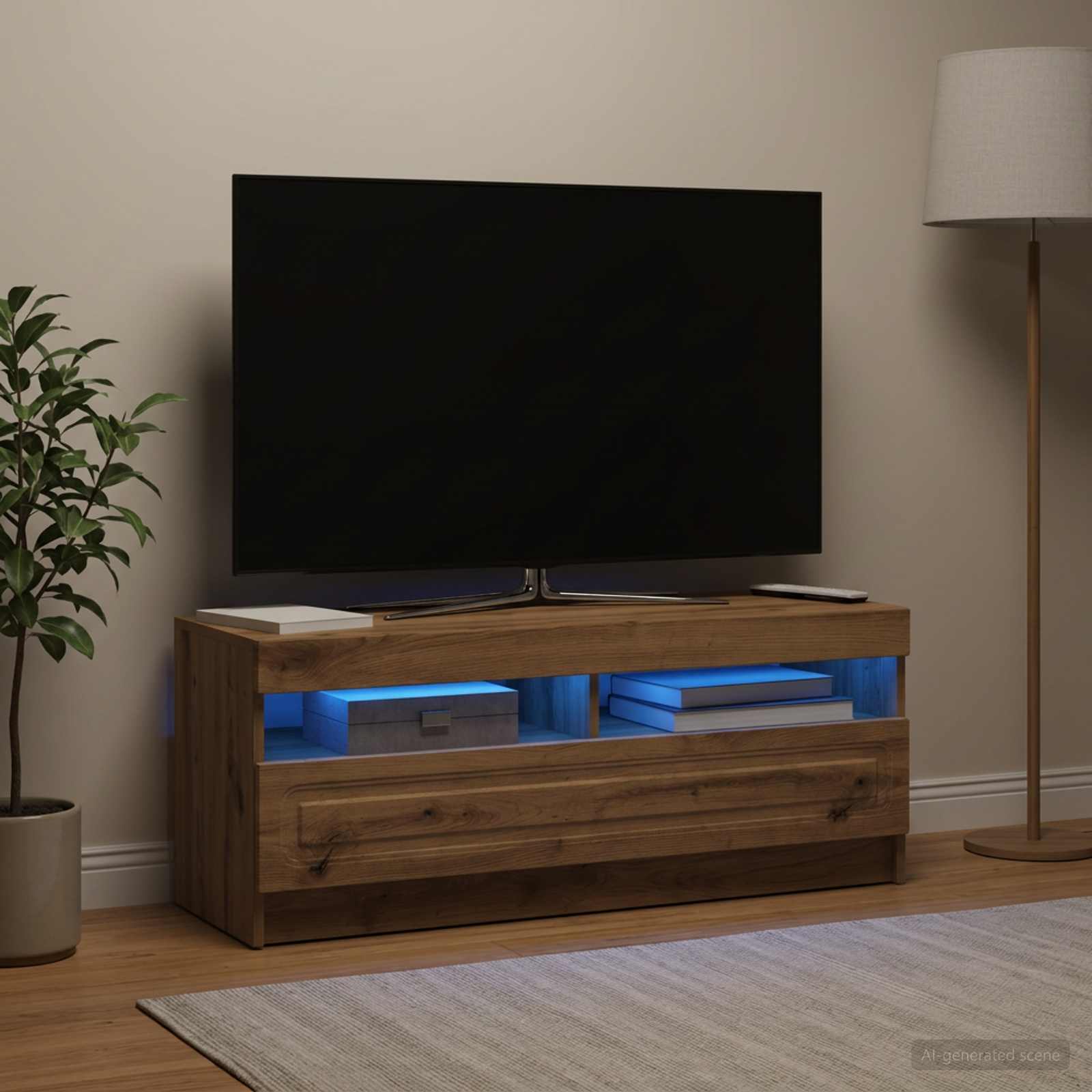 LED TV kapp Artisan tamm Tehispuit