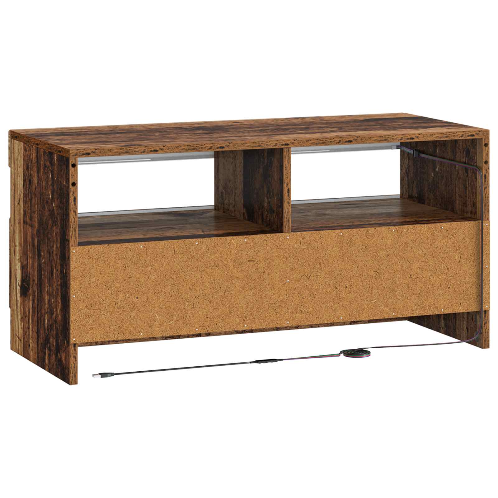 LED TV-kaappi Vanha puu Tekninen puu - Image 6