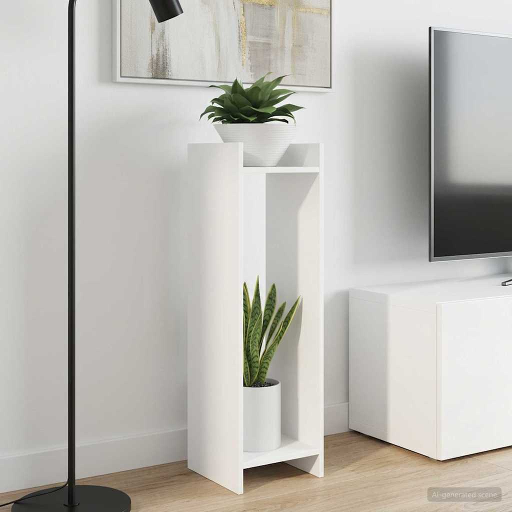 vidaXL Suport pentru plante 2 pcs Alb 30 x 30 x 100 cm Lemn prelucrat