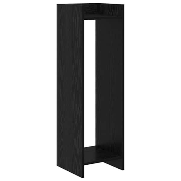 vidaXL Taimede alus Must tamm 30 x 30 x 100 cm Tehispuit