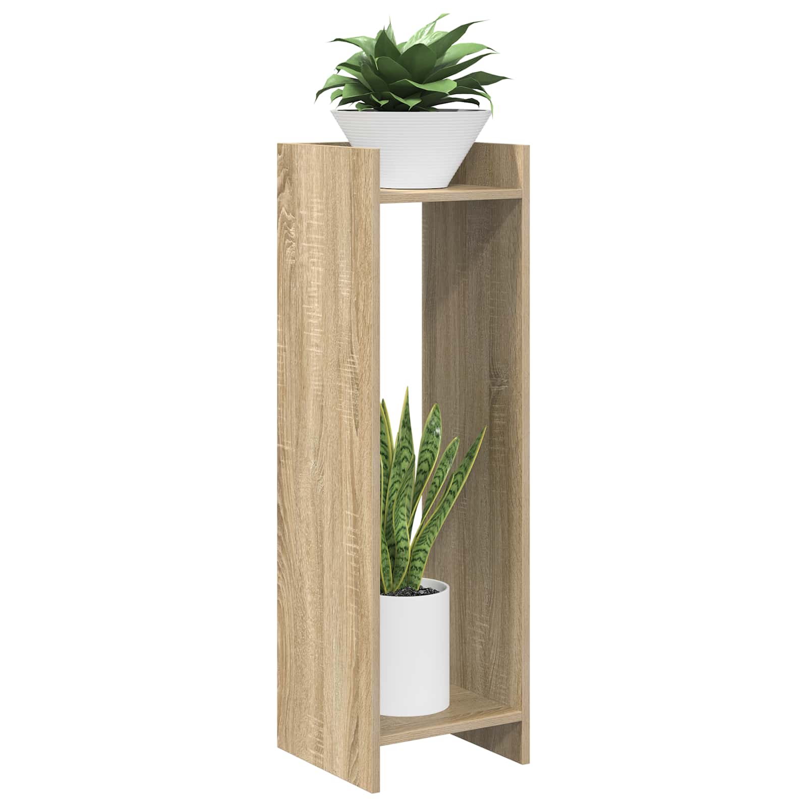Plantenstandaard Sonoma Eiken 30 x 30 x 100 cm Bewerkt hout image 3