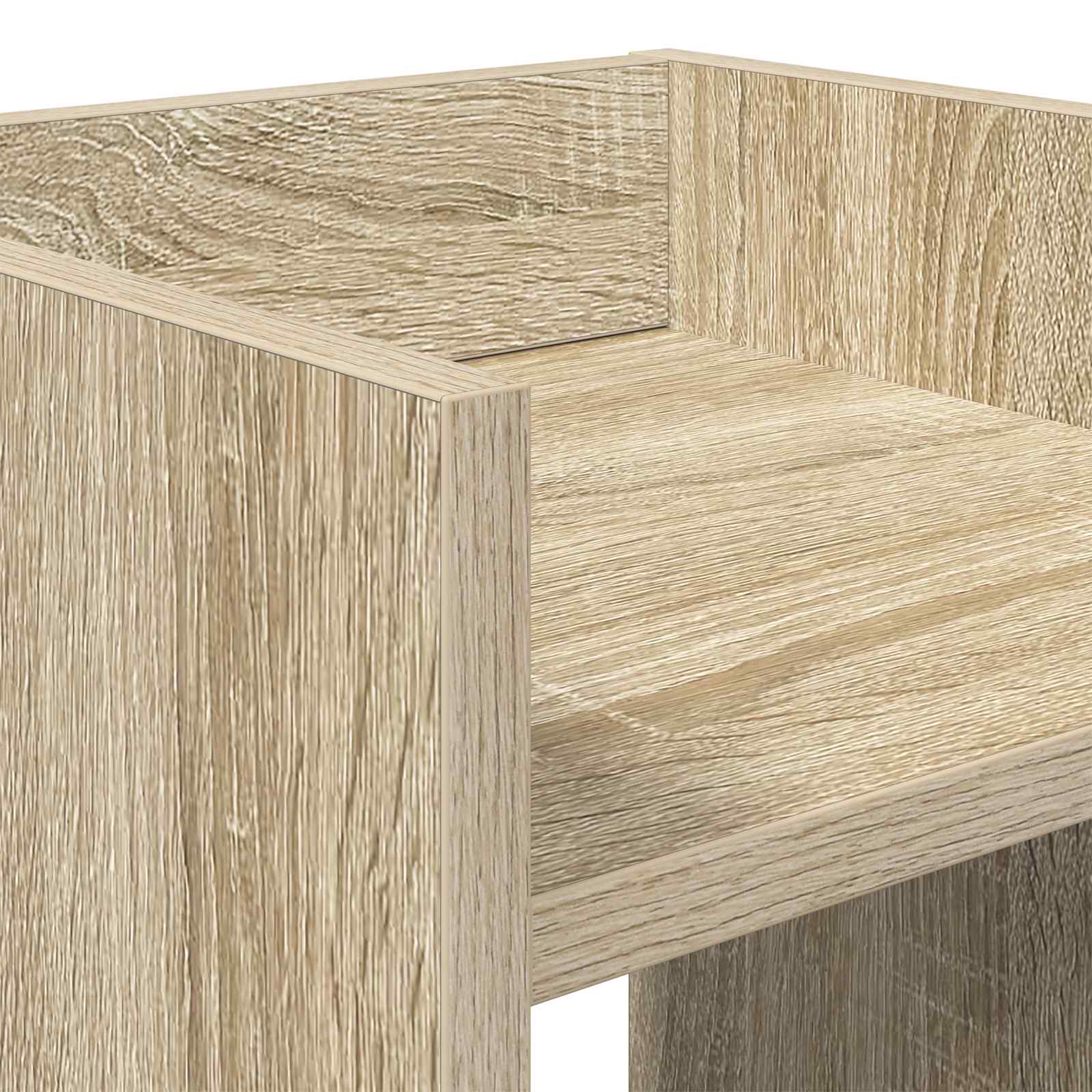 Plantenstandaard met plank 2 pcs Sonoma Eiken 30 x 30 x 100 cm image 8