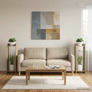 Stojan na rostliny 2 ks Sonoma dub 30 x 30 x 100 cm - obrázek 4