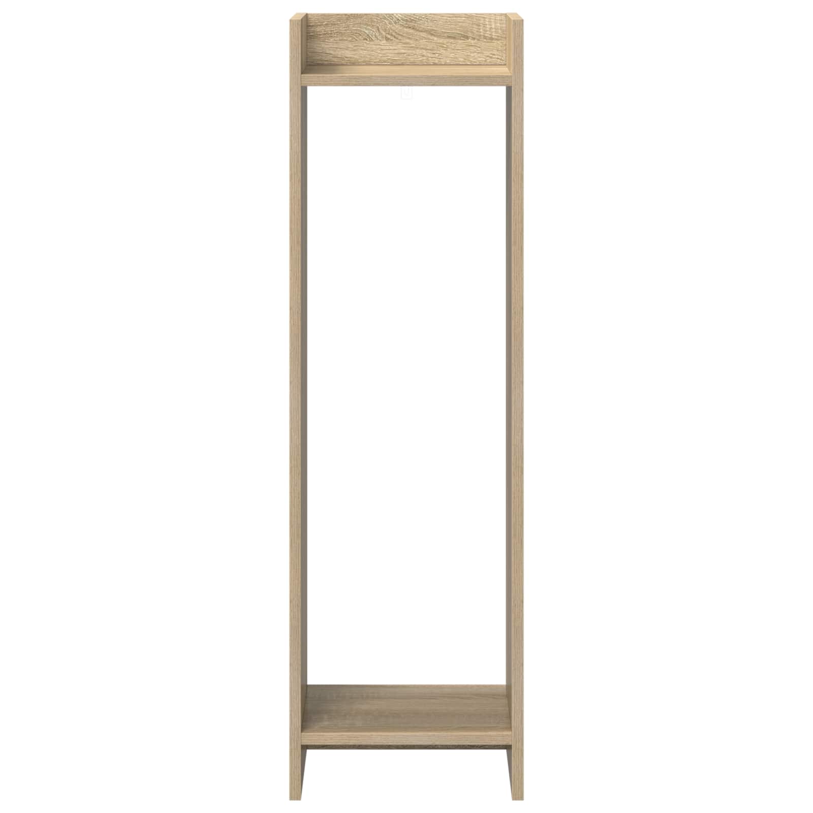 Plantenstandaard met plank 2 pcs Sonoma Eiken 30 x 30 x 100 cm image 5