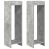 vidaXL Taimede alus 2 tk Betoonhall 30 x 30 x 100 cm Tehispuit