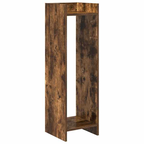 vidaXL Taimede alus Suitsutatud tamm 30 x 30 x 100 cm Tehispuit