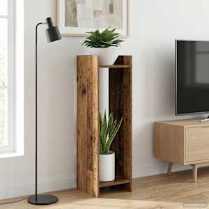 Stojalo za rastline s polico Star les 30 x 30 x 100 cm