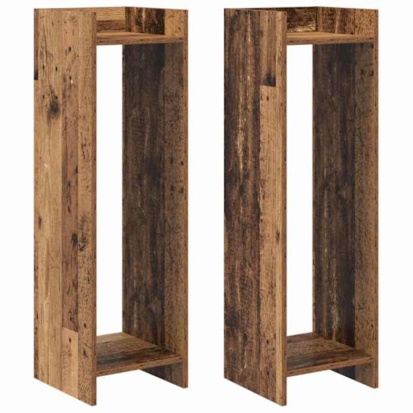 vidaXL Taimede alus 2 tk Vana puit 30 x 30 x 100 cm Tehispuit