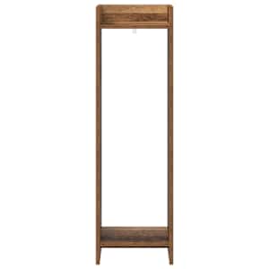 Stojan na rostliny s policí 2 pcs Staré dřevo 30 x 30 x 100 cm - obrázek 6