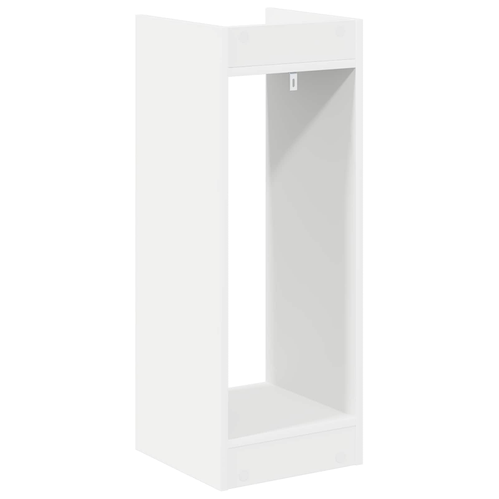 Plantenstandaard Wit 30 x 30 x 80 cm Geconstrueerd hout image 6