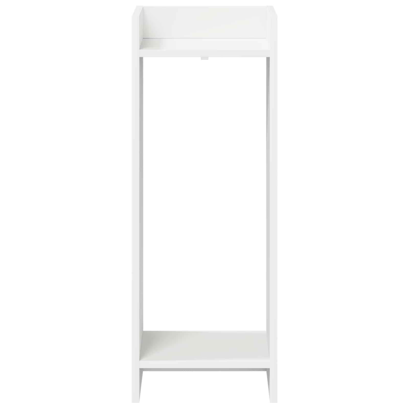 Plantenstandaard Wit 30 x 30 x 80 cm Geconstrueerd hout image 4