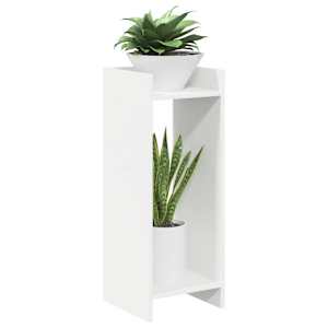 Stojan na rostliny 2 ks Bílý 30 x 30 x 80 cm Dřevěný materiál - obrázek 3