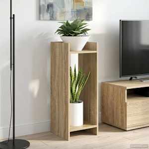 Stojalo za rastline s polico 2 pcs Sonoma hrast 30 x 30 x 80 cm