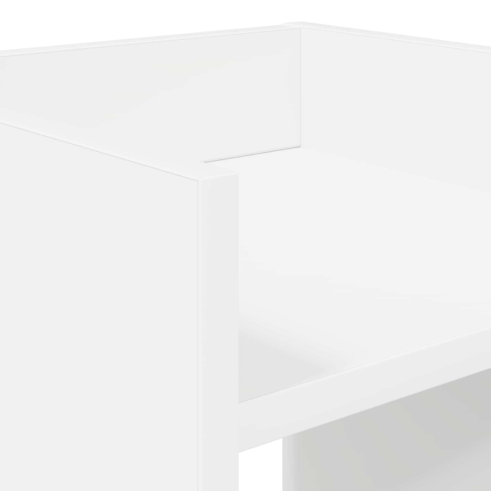 Plantenstandaard Wit 30 x 30 x 60 cm Geconstrueerd hout image 7