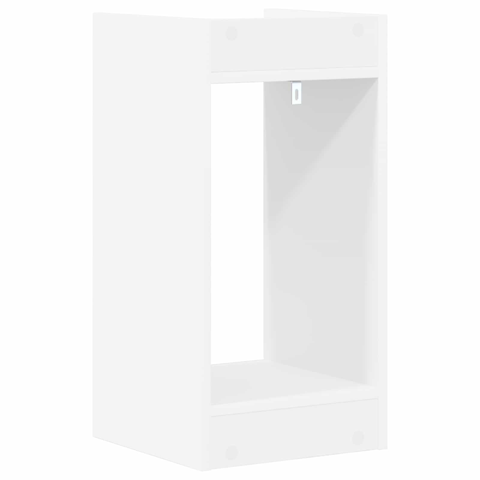 Plantenstandaard Wit 30 x 30 x 60 cm Geconstrueerd hout image 6