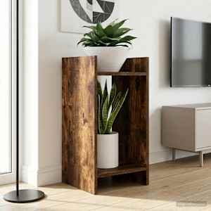 Stojalo za rastline 2 pcs Dimljeni Hrast 30 x 30 x 60 cm